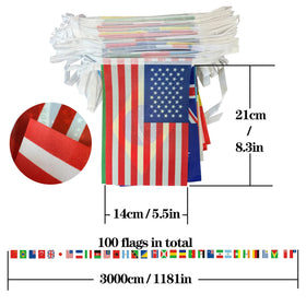 SZCXTOP world flags pennant collection for vibrant international celebrations.