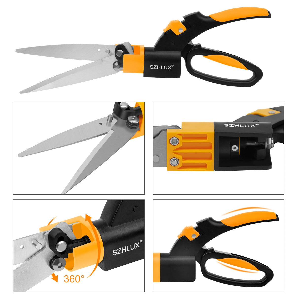 SZHLUX durable precision blades stay sharp through heavy use.