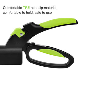 SZHLUX 360-degree rotation allows cuts at any angle for tricky spots.