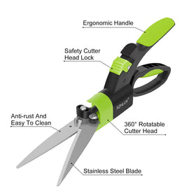 SZHLUX 5-inch blades capture sharp, clean cuts for precise edging.