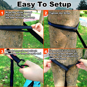 SZHLUX easy hang setup to save time at the campsite.