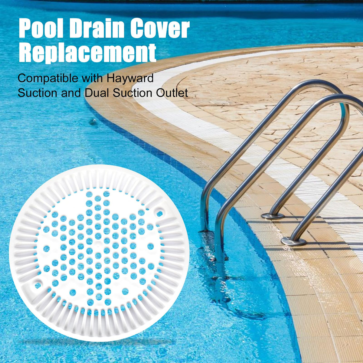 SZHY-LINK WGX1048E concrete pool drain cover suited for embedded outlets