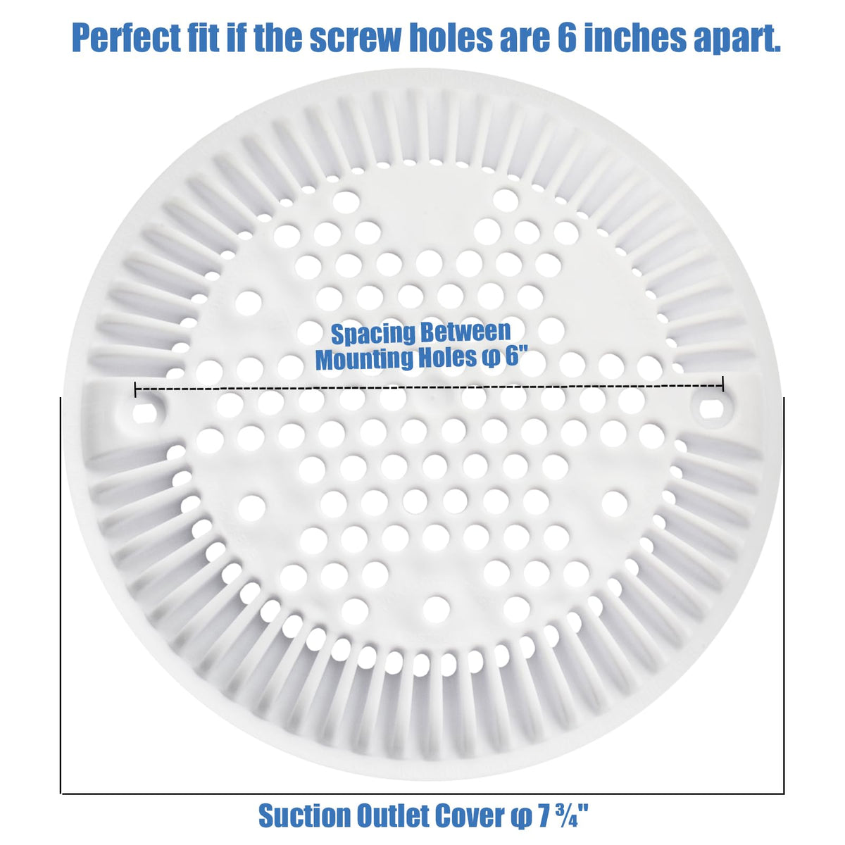 Dual-suction compatibility close-up demonstrates broad outlet fit