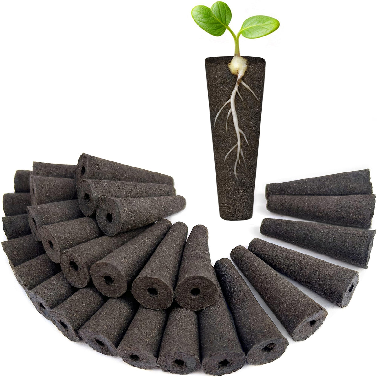 SZLJYLM Grow Sponges 60-pack seed pods promote reliable germination and easy transplanting