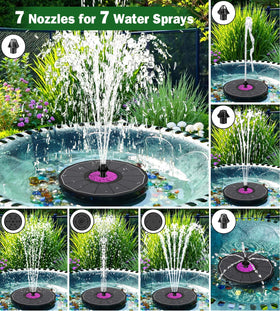 SZMP anti-drift design with fixed rods centers water flow for cleaner displays.