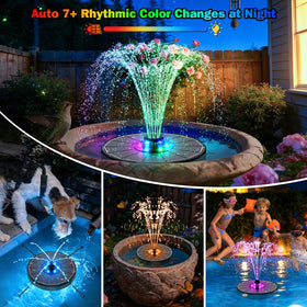 SZMP anti-drift fixed rods keep fountain stable in breeze