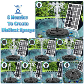 SZMP four anti-drift rods stabilize the fountain and reduce splashing