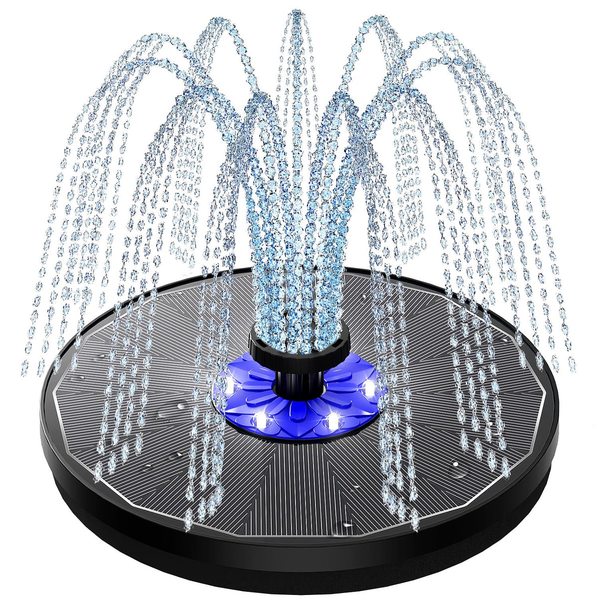 SZMP fountain supports backyard birds by providing water during sunny days.