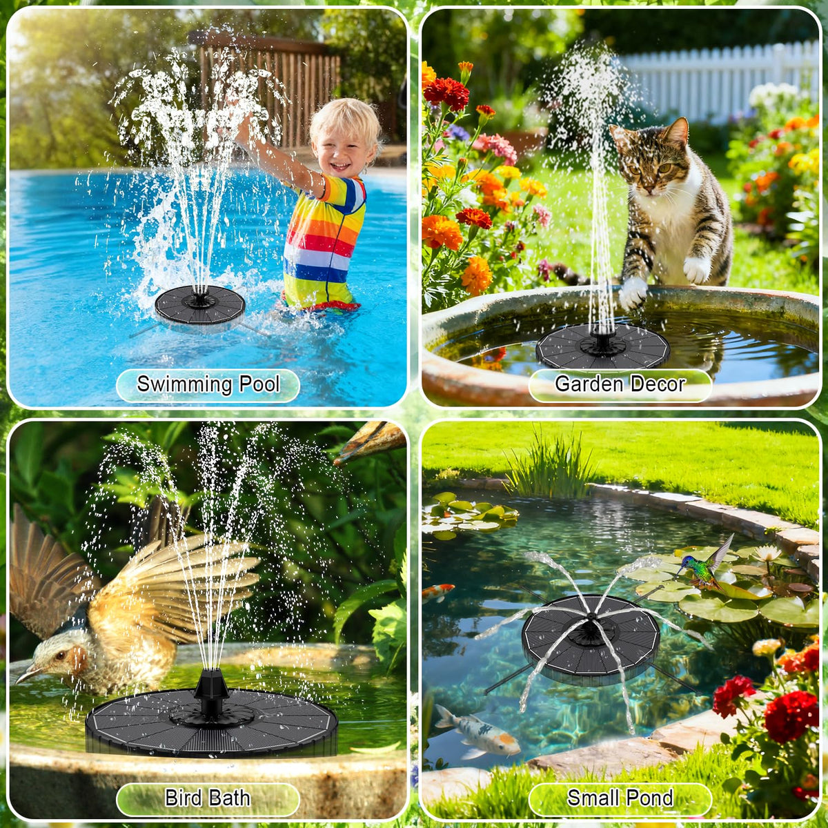 SZMP outdoor fountain placement enhances backyard water feature.