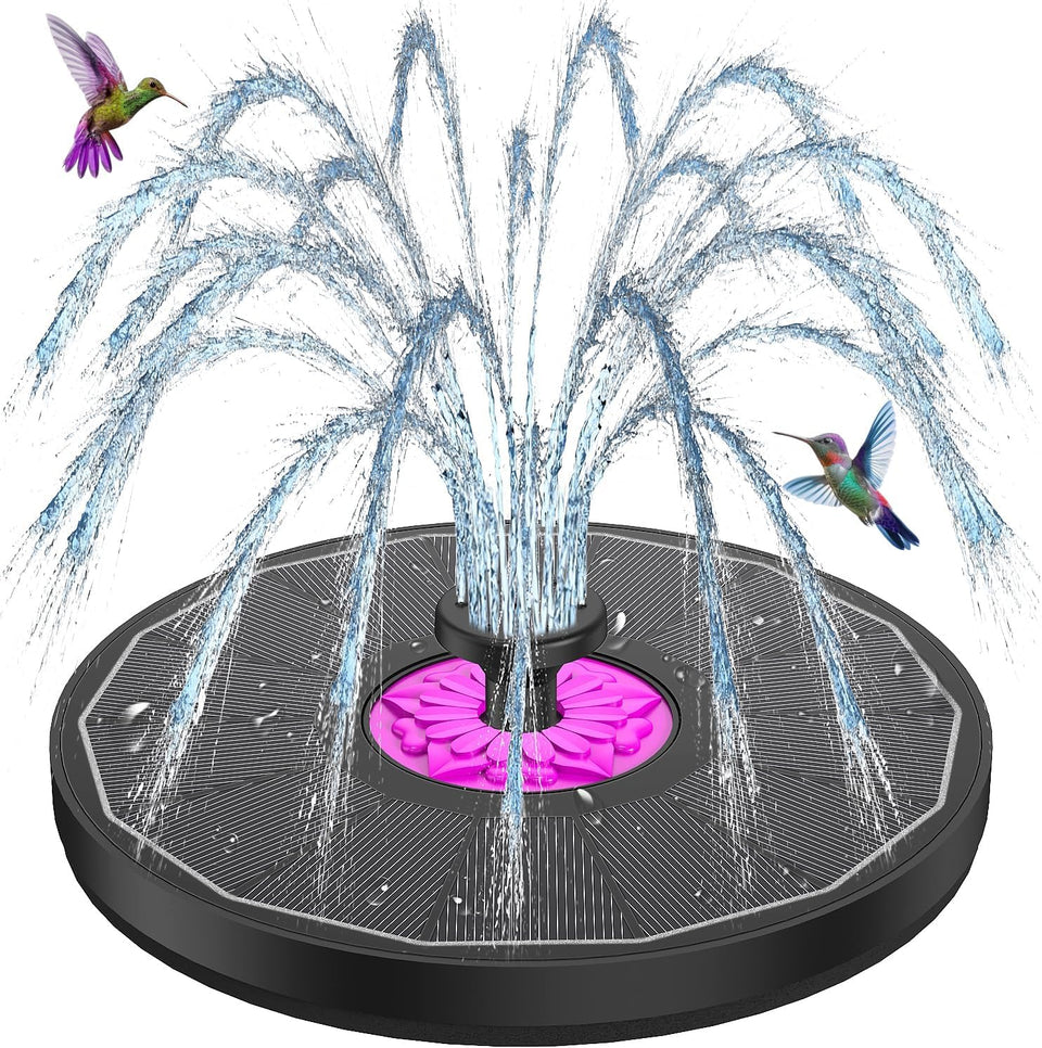 SZMP Powerful 3.5W solar panel with glass surface powering a durable fountain.