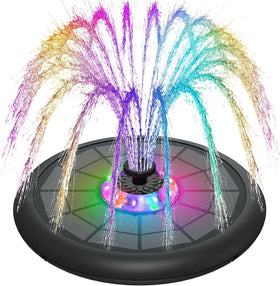 SZMP powerful 5W solar panel delivering stronger spray for a vibrant bird bath.