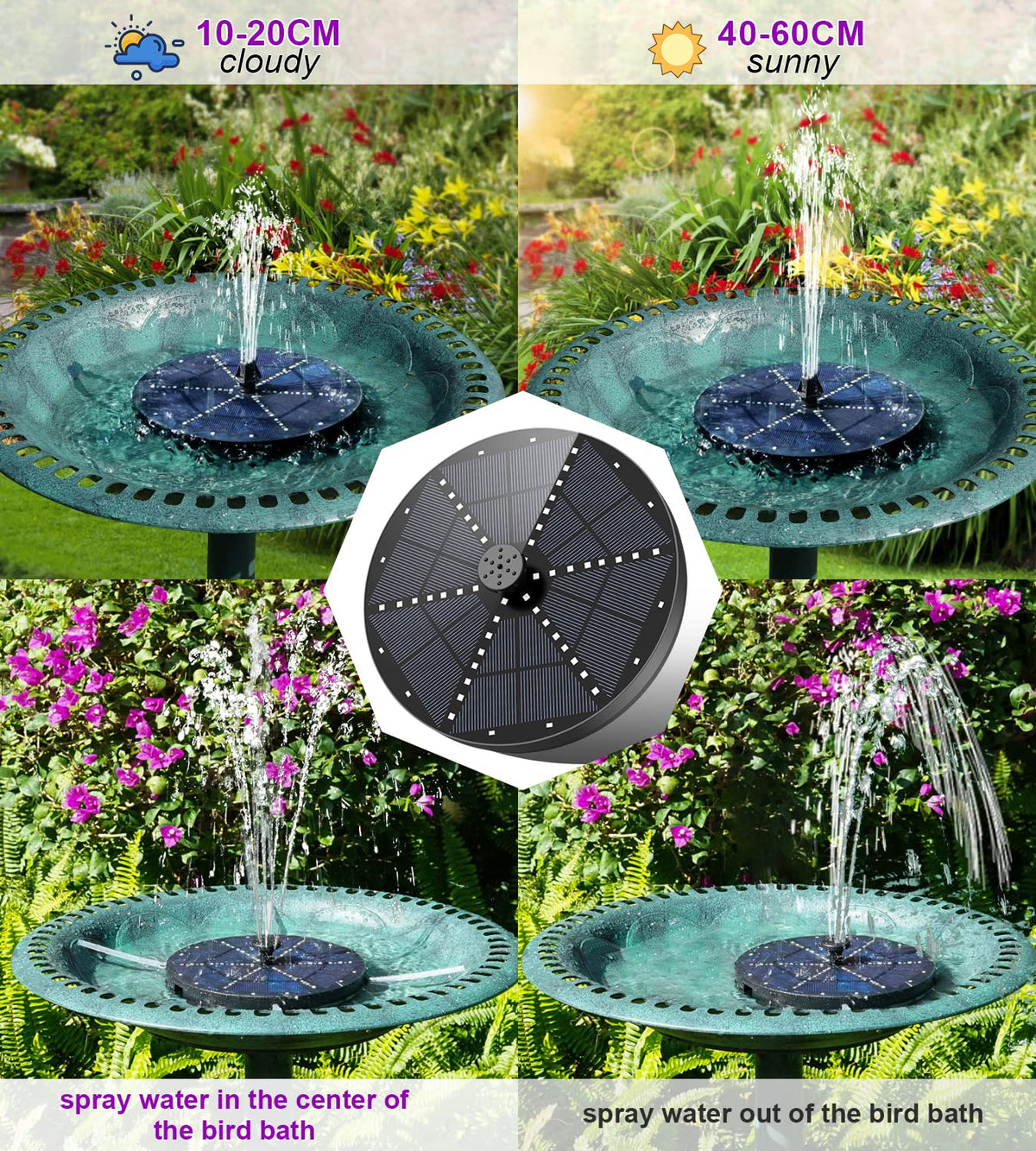 SZMP seven nozzles allow customizable water styles