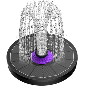 SZMP solar fountain glass panel closeup showing efficient energy conversion