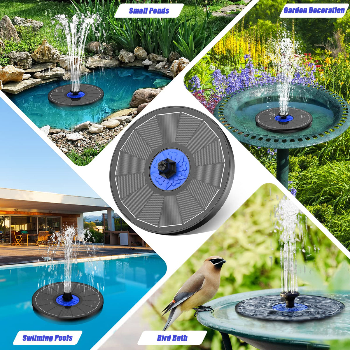 SZMP 7-in-1 nozzles offer varied spray patterns for ponds.