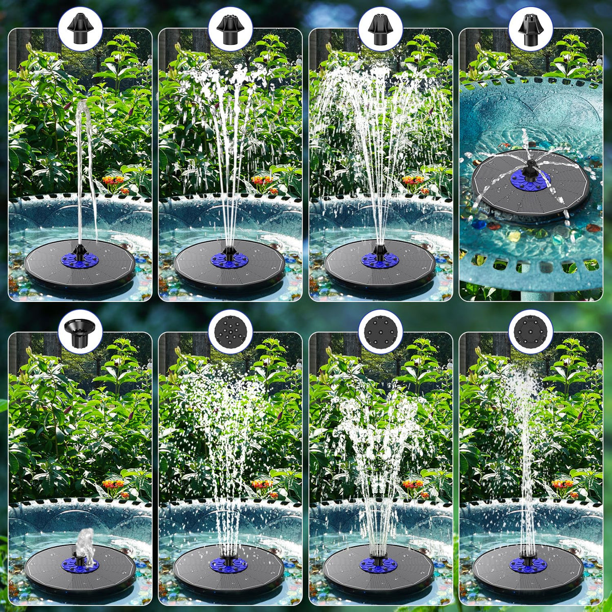SZMP anti-drift fixer keeps the fountain stable and tidy
