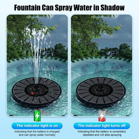 SZMP Solar Fountain cloudy-day activation demonstrates continued operation