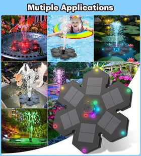 SZMP Solar Fountain easy to install and maintain for bird baths and ponds