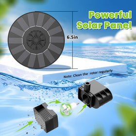 SZMP solar fountain garden ambience with shimmering water display.