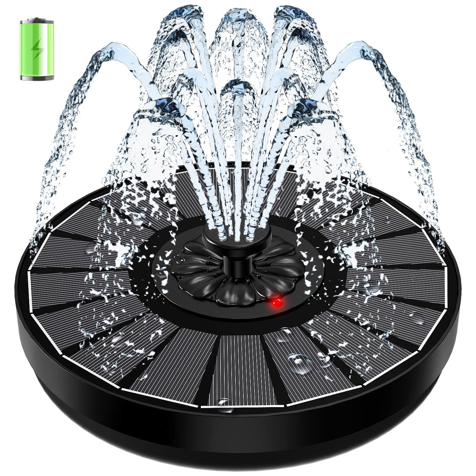 SZMP Solar Fountain glass panel close-up shows fast energy absorption and durability