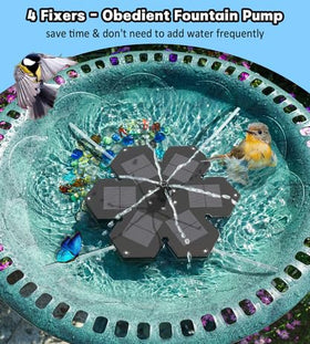 SZMP Solar Fountain high-power 3.5W pump for vibrant watering and lighting