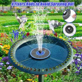 SZMP solar water pump activates in sun for dynamic water jets.