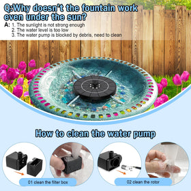 SZMP four anchor rods keep the fountain stable in wind