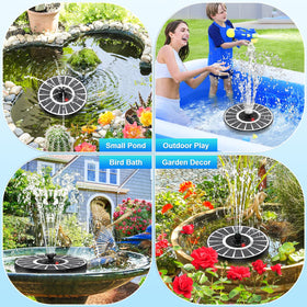 SZMP solar fountain dry-run protection guarding the pump in low water