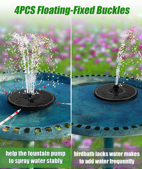 SZMP outdoor setup image showing easy installation for bird baths and ponds
