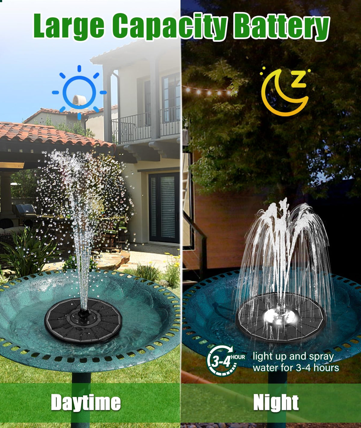 SZMP fountain includes water shortage protection sensors for reliable operation.