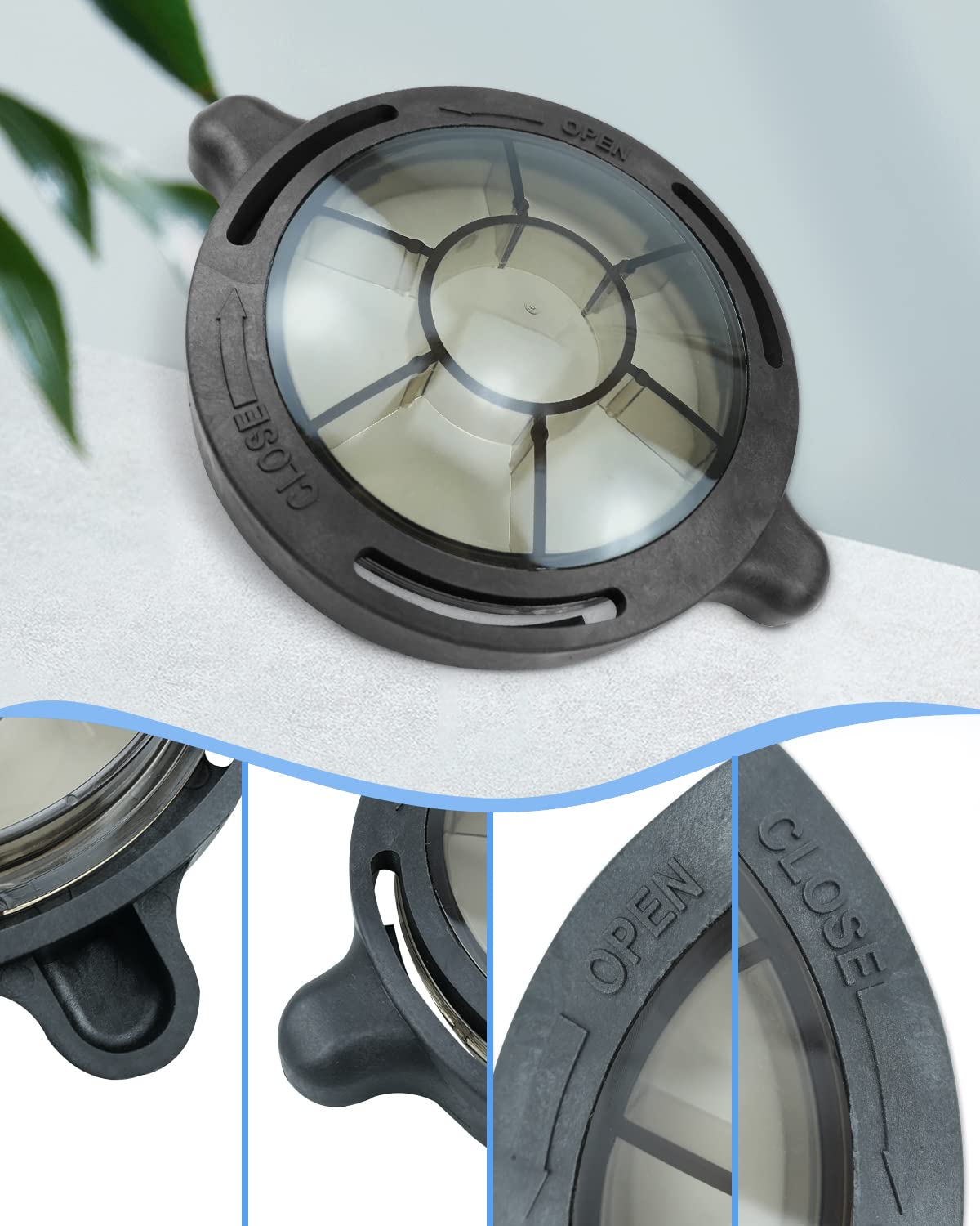 SZRKRLA easy install pool pump lid avoids overtightening during setup.