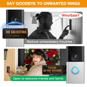 SZTGR weatherproof, UV-resistant doorbell cover outdoors.