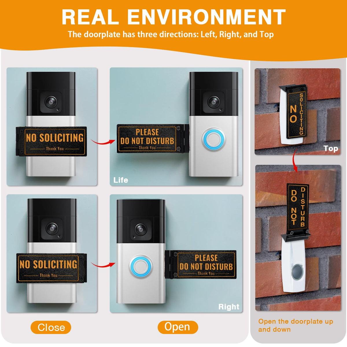 SZTGR gift-ready doorbell sign for home offices and busy moms.