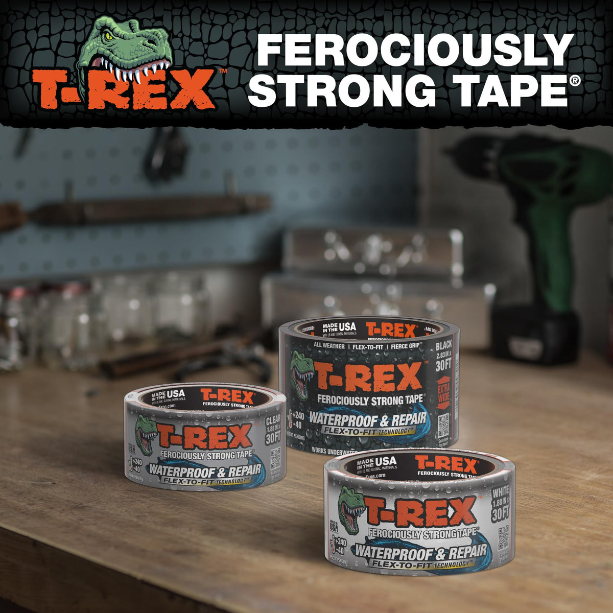 T-REX marine and outdoor repairs tape for tents and boat covers