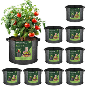 T4U 10 gallon grow bag with durable material for long-lasting outdoor gardening.