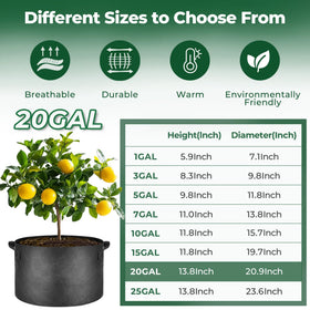 T4U reinforced-handles enable easy lifting of heavy soil.