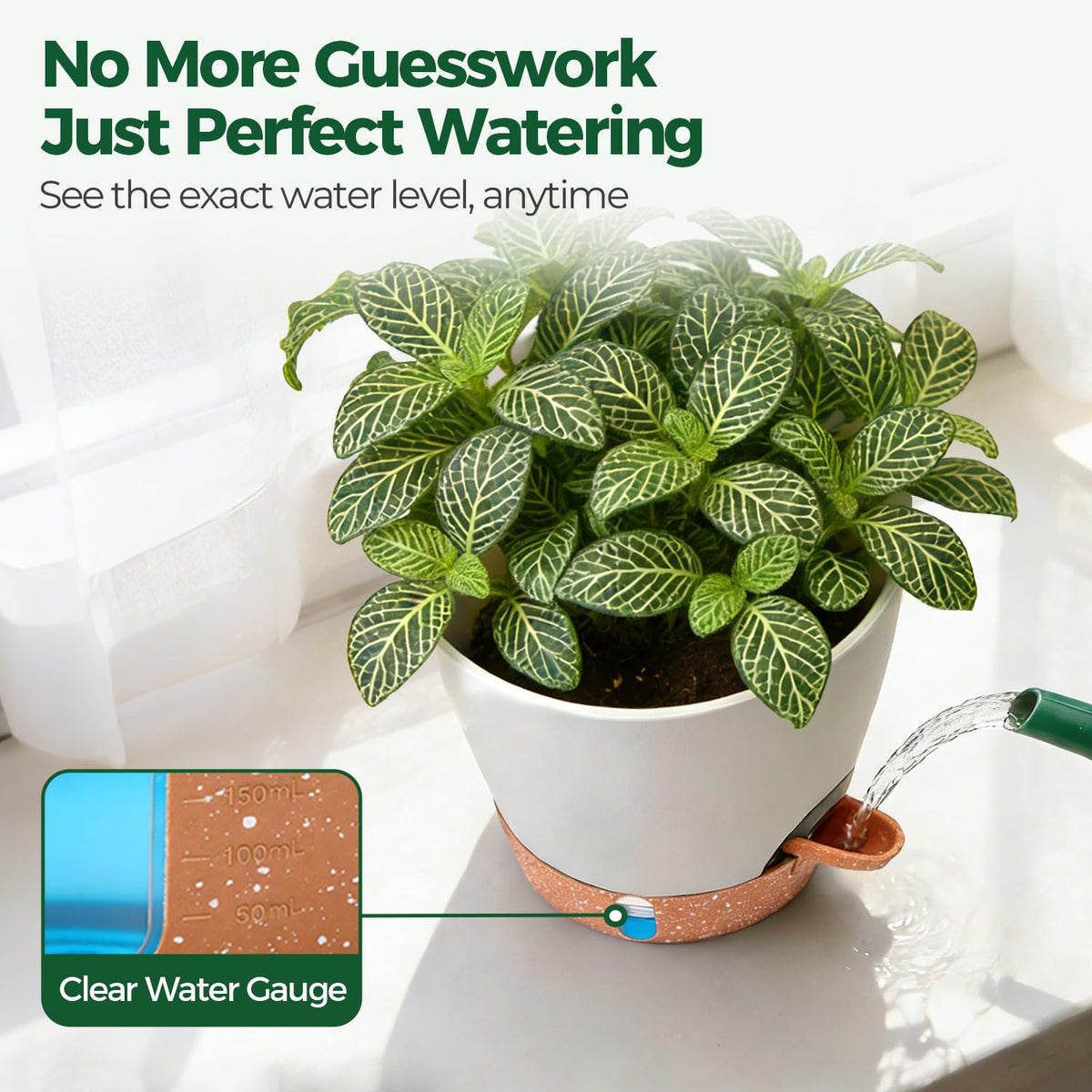 T4U 6-inch indoor-outdoor planter suitable for various spaces and weather.