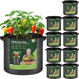 T4U 7 gallon grow bag features durable material for long-lasting outdoor gardening