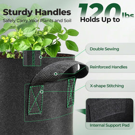 T4U air root pruning bag supports healthier roots with less tangling.