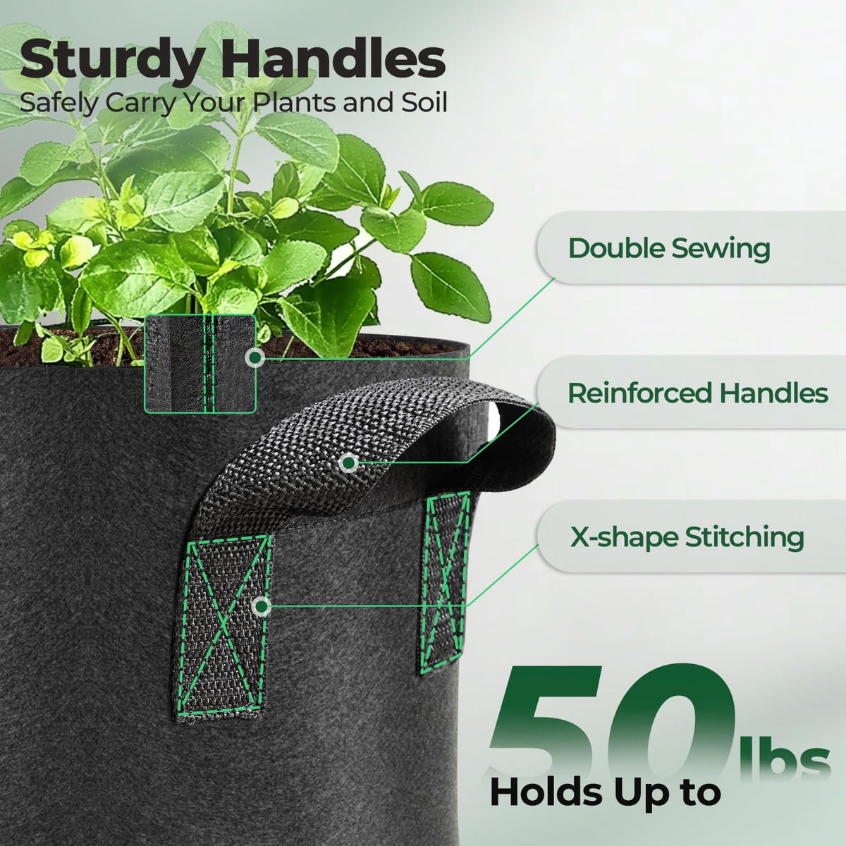 T4U air root pruning design promotes healthier roots.