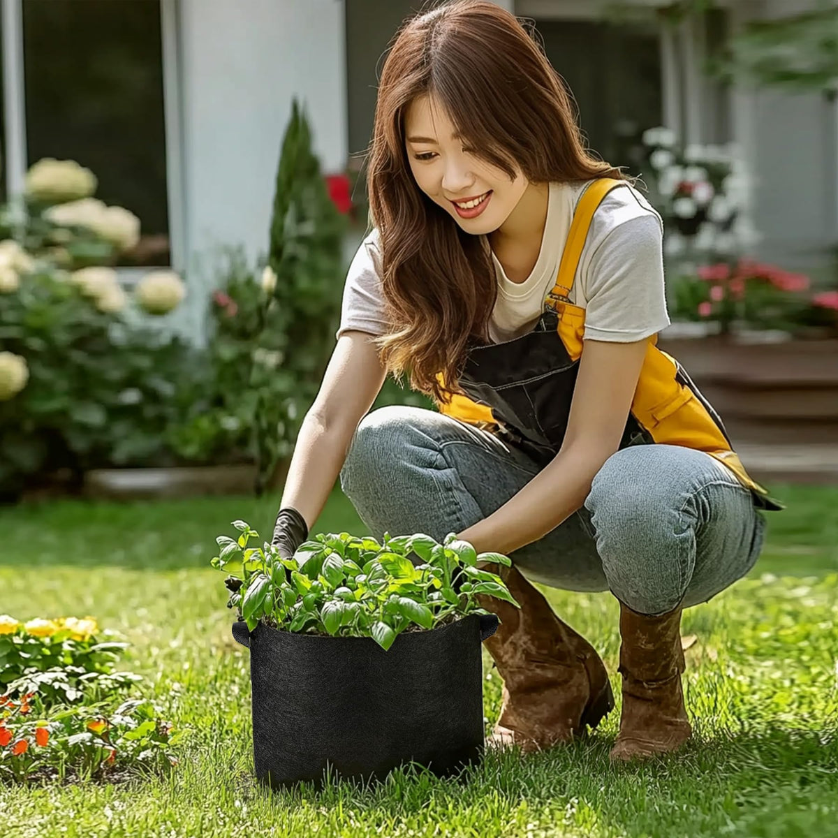 T4U BPA-free breathable material helps keep plant roots healthy.