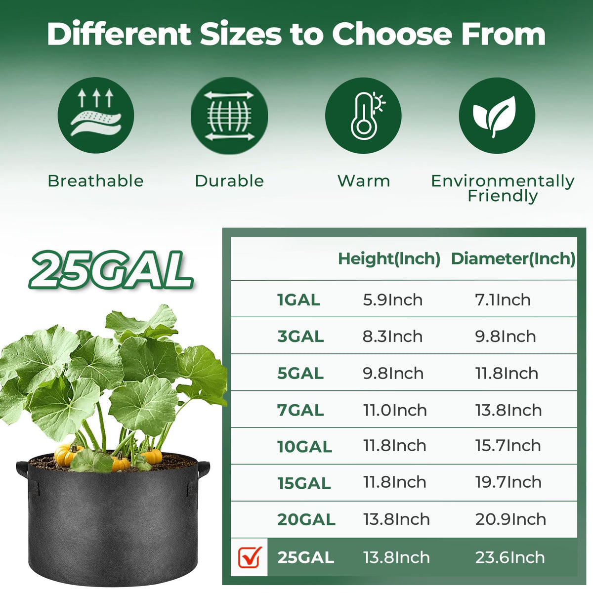 Close-up of T4U breathable nonwoven fabric highlighting healthy root growth potential.