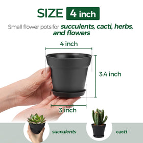 T4U durable, lightweight plastic pot showing resilience for indoor/outdoor use