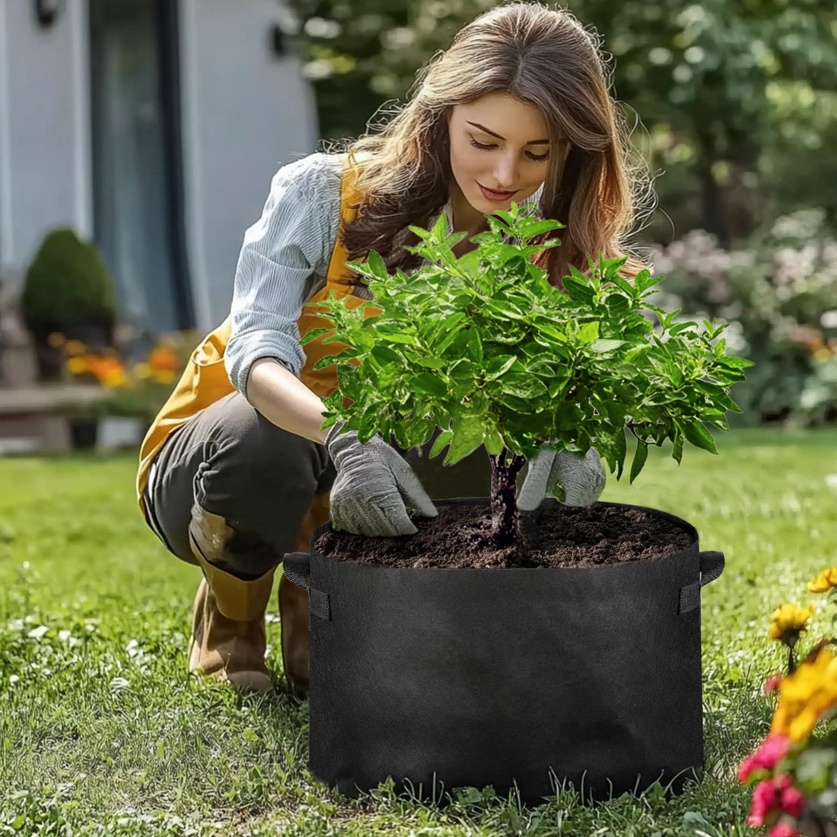 Durable T4U grow bags withstand seasonal use for year-round gardening.