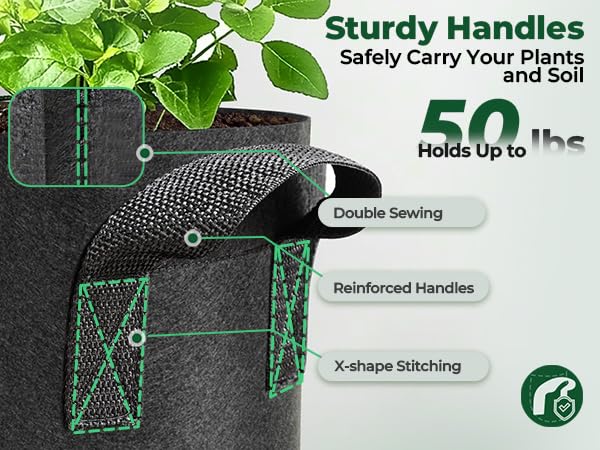 T4U easy-lift bag with x-stitching for heavy loads