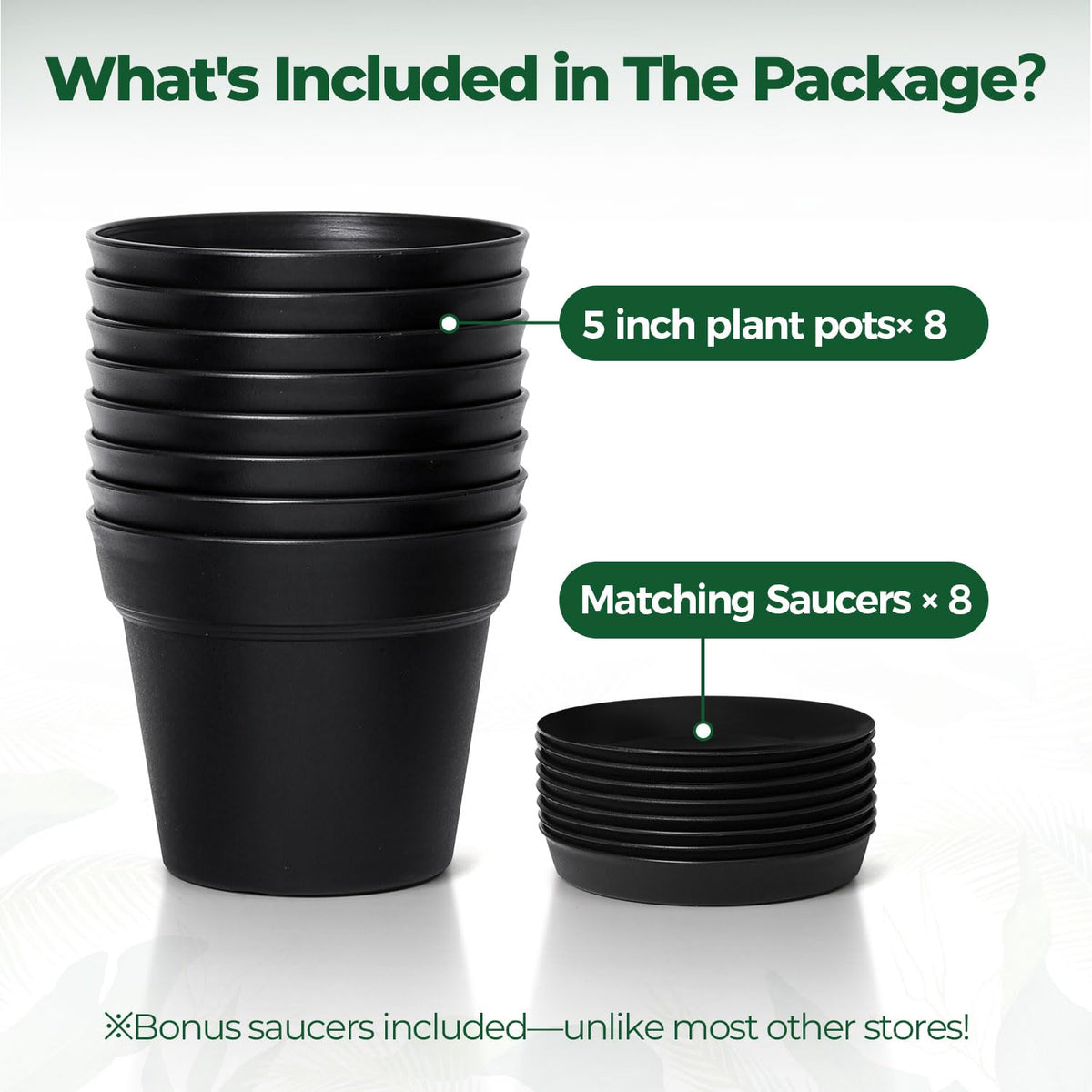 T4U gift-ready 8-pack plant pots bulk ideal for plant lovers.