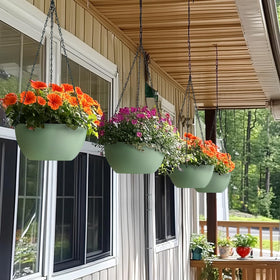 T4U grey hanging planter with modern minimal look.