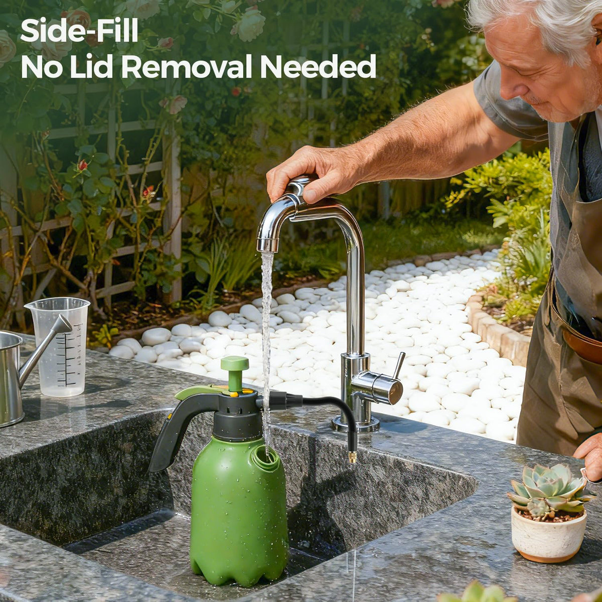 T4U sprayer applies solutions evenly to leaves, soil, and containers