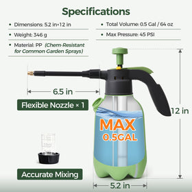 T4U PP body resists chemicals for reliable garden and household use