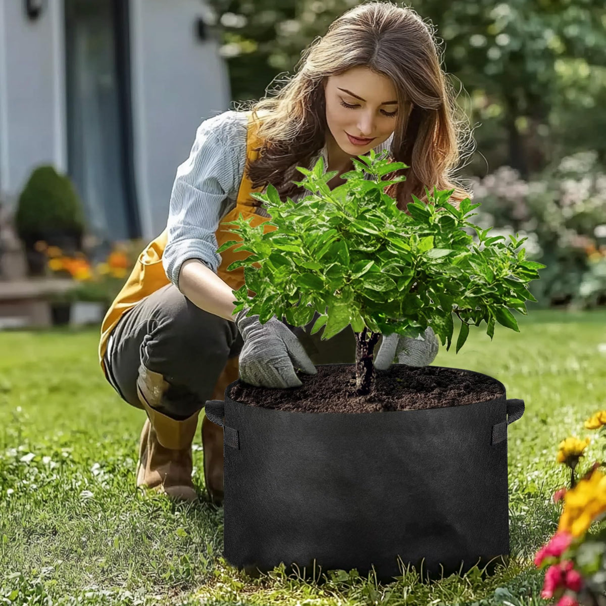 T4U heavy-duty fabric pot designed for reusable gardening seasons.