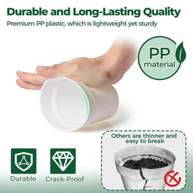T4U lightweight, durable plastic plant pot for easy handling